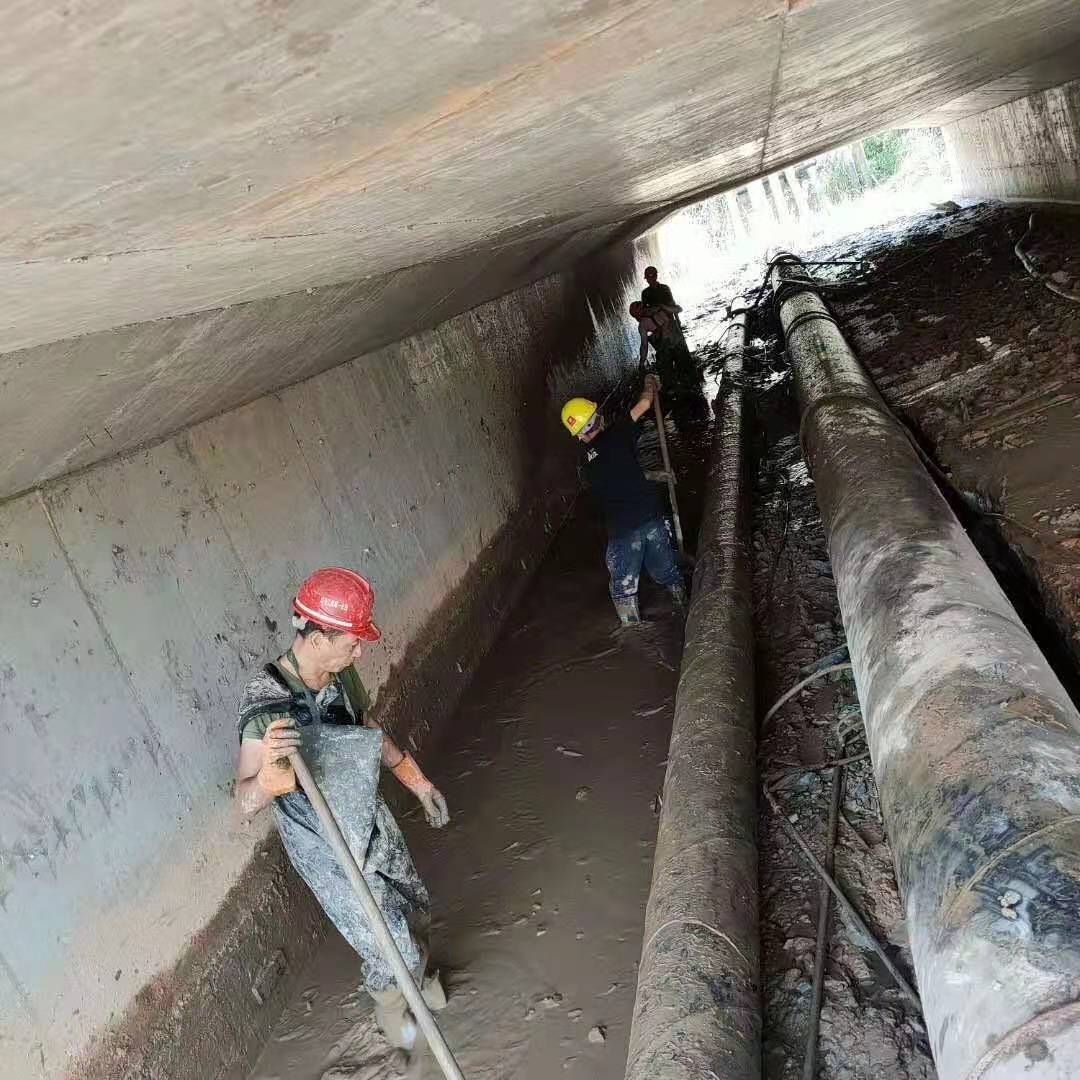 龙华山办事处工业管道清淤